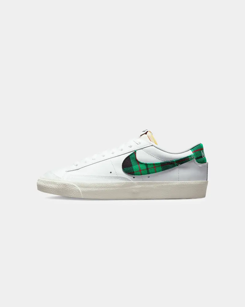 Nike Blazer Low '77 Premium "Tartan" White/Stadium Green 1