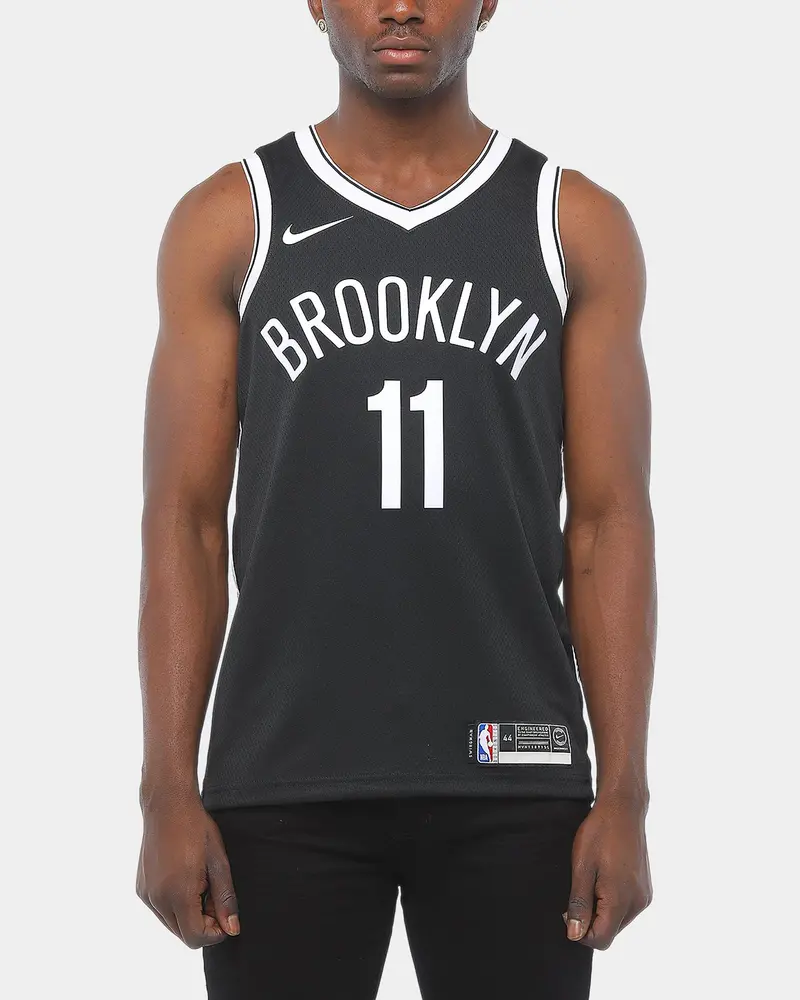 Nike Brooklyn Nets Kyrie Irving #11 Icon Edition Swingman Nba Jersey Black 1