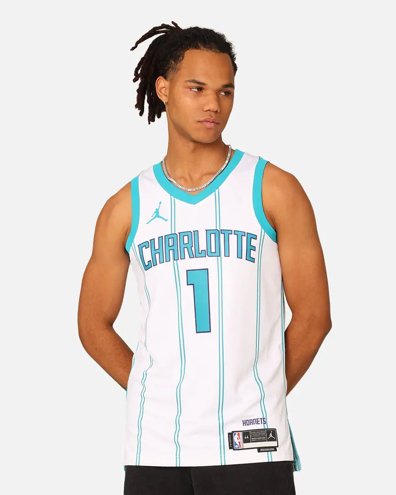 Nike Charlotte Hornets Lamelo Ball Association Edition 2022/23 Dri-Fit Swingman Jersey White 1