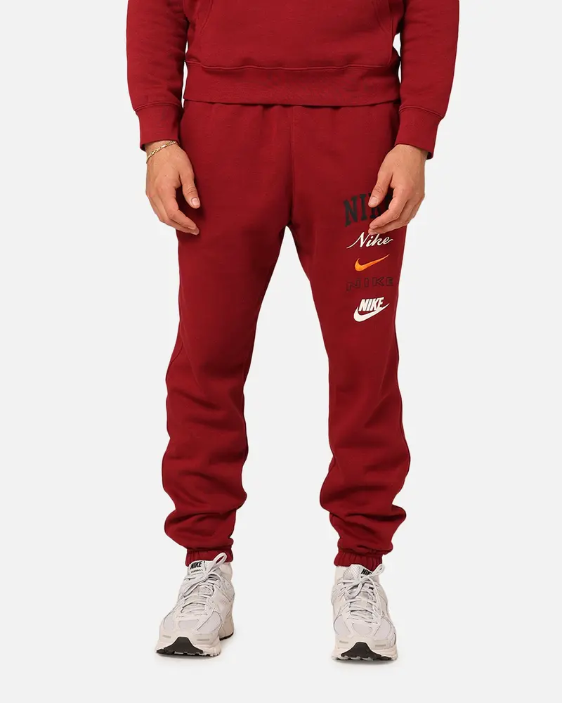Nike Club Fleece Pants Team Red/Sail 1