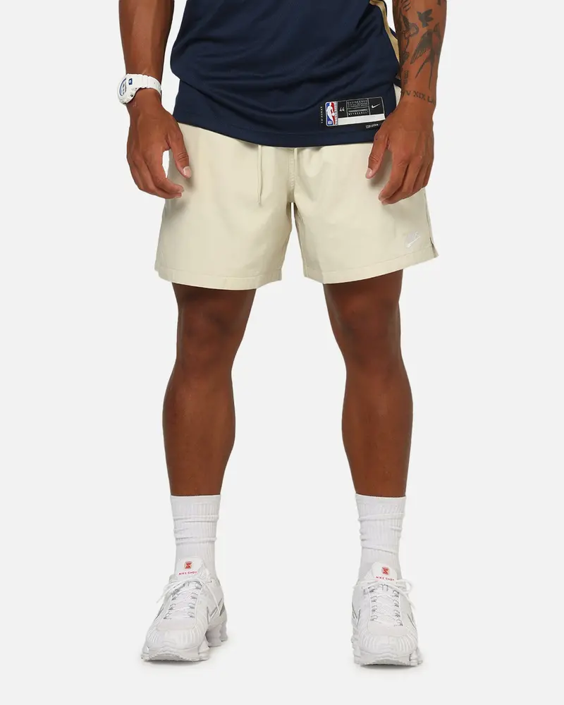 Nike Club Flow Shorts Lt Khaki/White 1