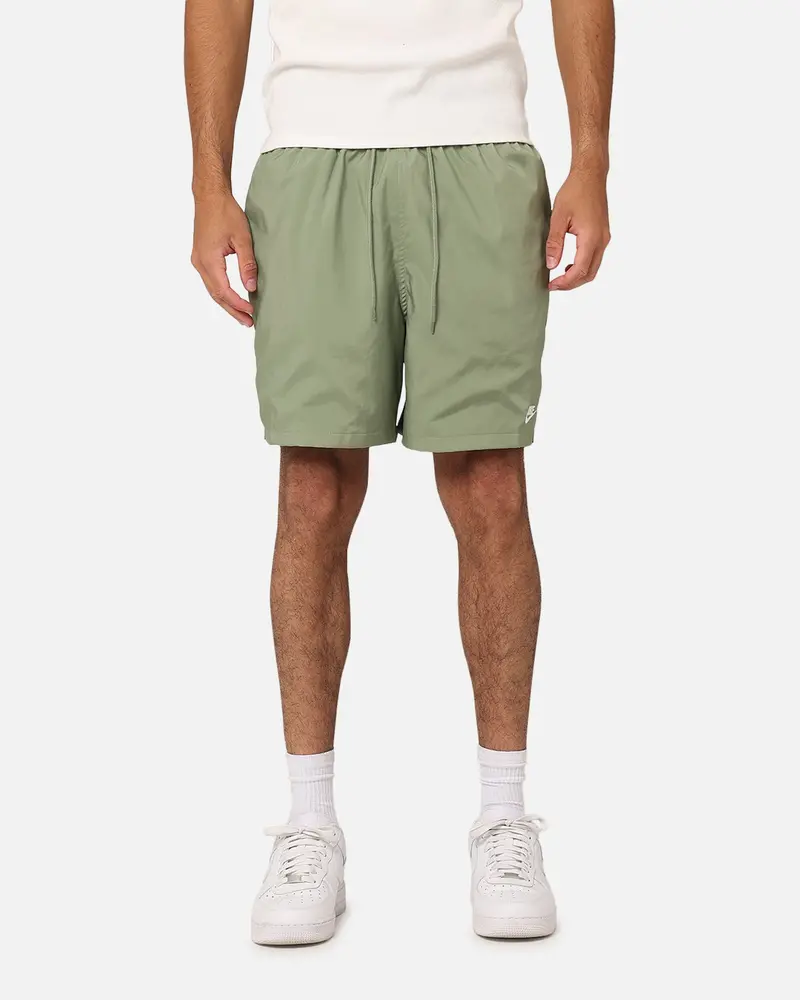 Nike Club Flow Shorts Oil Green/White 1