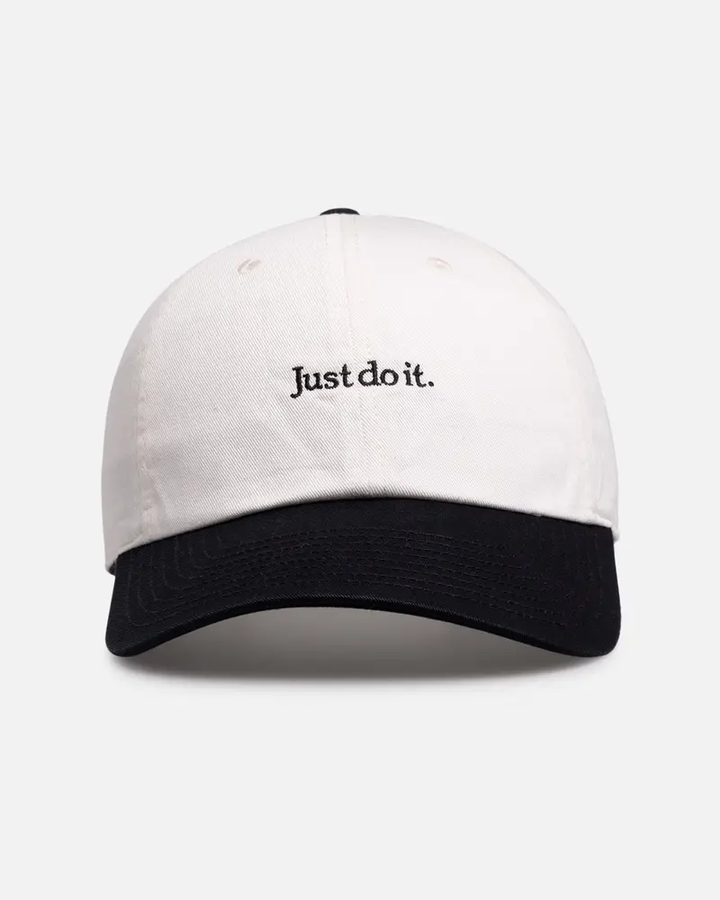 Nike Club Unstructured Just Do It Strapback Cap Sail/Black/Black 1
