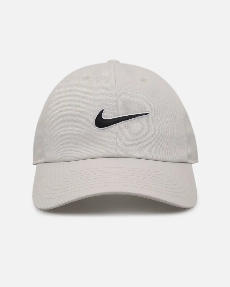 Nike Club Unstructured Swoosh Strapback Cap Light Bone/Black 1