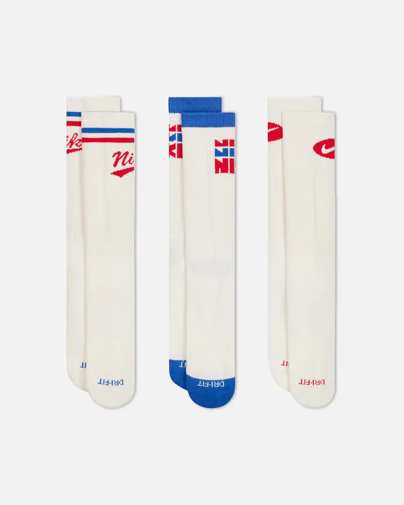 Nike Everyday Plus Crew Socks (3 Pair) Multi 1