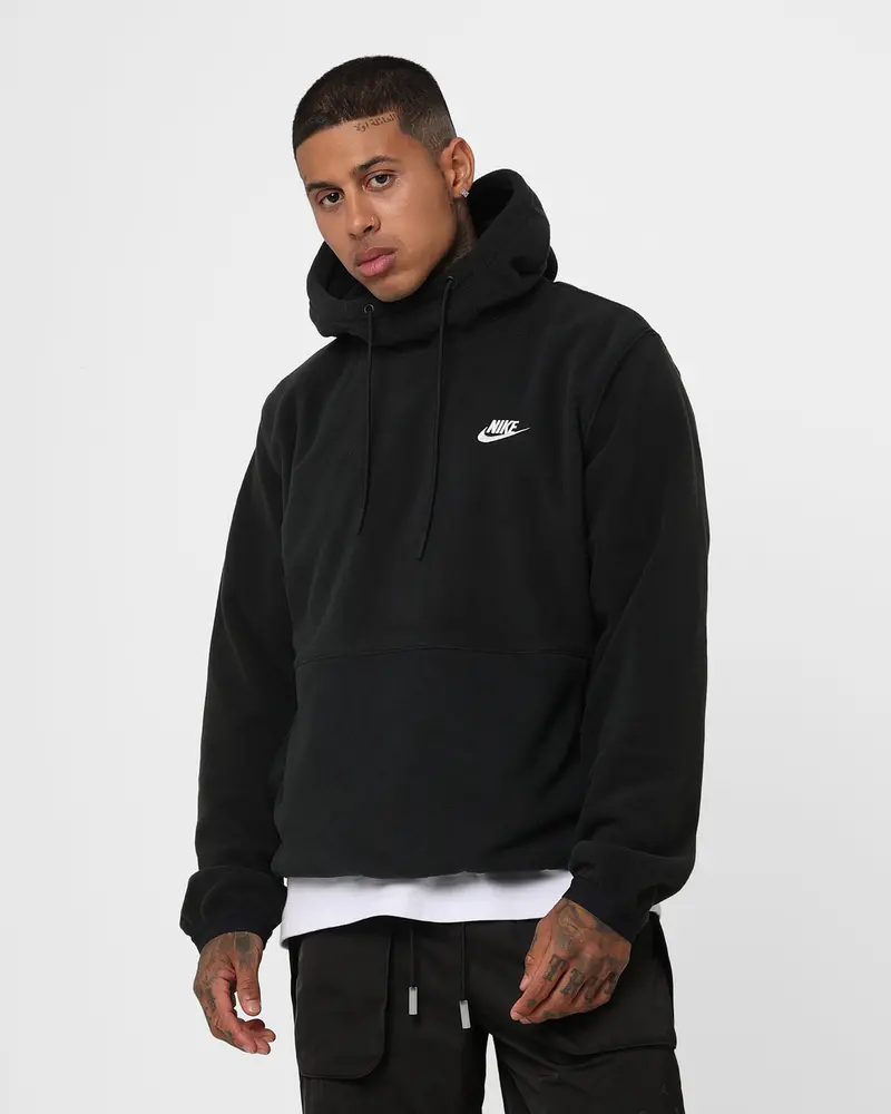 Nike Fleece Winter Pullover Hoodie Black/Sail 1