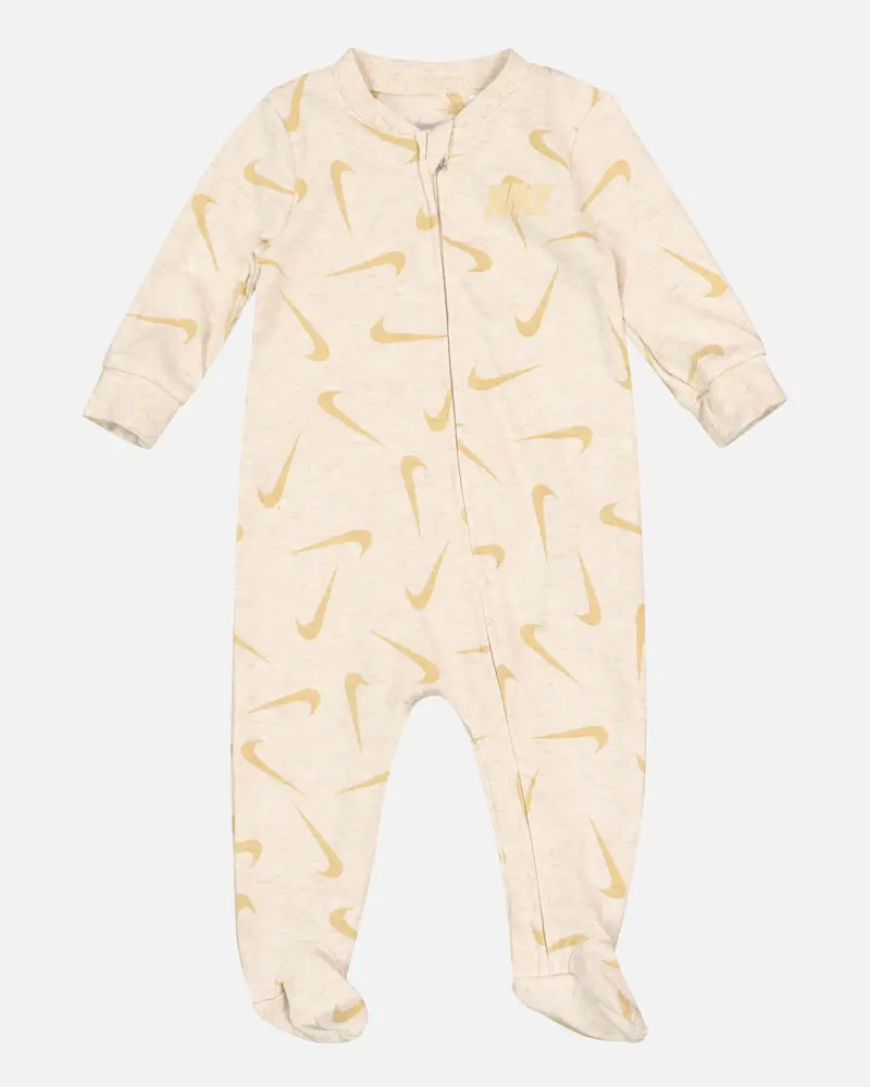 Nike Infants' Swooshfetti Footed Coverall Pale Ivory Heat 1