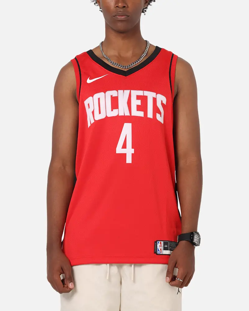 Nike Jalen Green Houston Rockets #4 Icon Edition 2022/23 Nike Dri-Fit Nba Swingman Jersey University Red 1