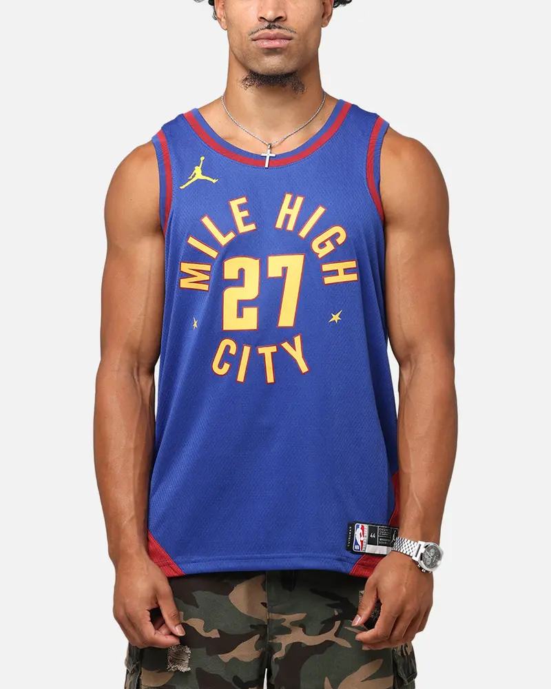 Nike Jamal Murray Denver Nuggets #27 Statement Edition 2022/23 Nike Dri-Fit Nba Swingman Jersey Rush Blue 1