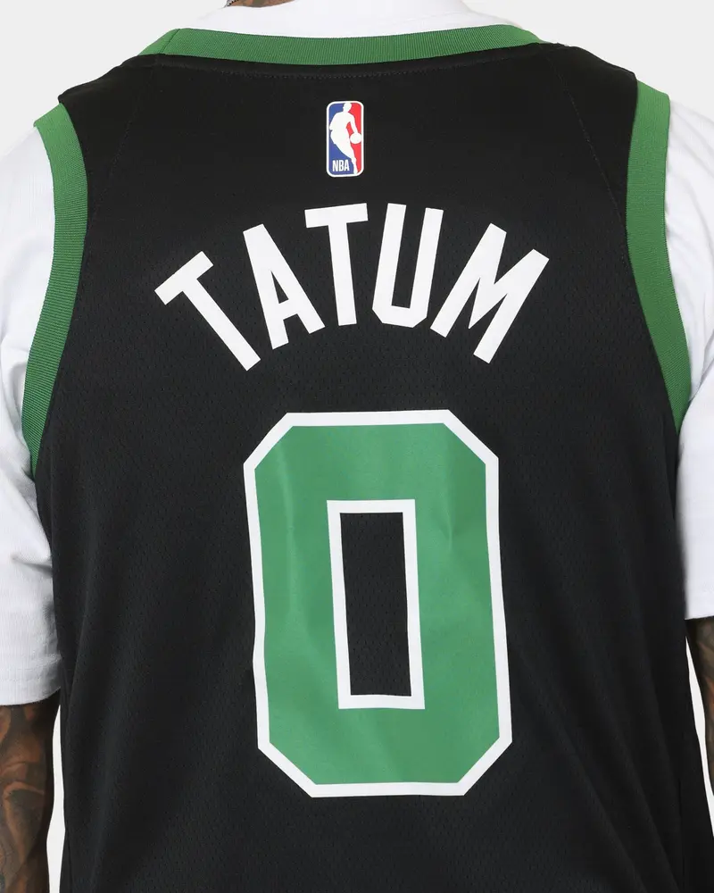 Nike Jayson Tatum Boston Celtics #0 Statement Edition Jordan Dri-Fit Nba Swingman Jersey Black 5