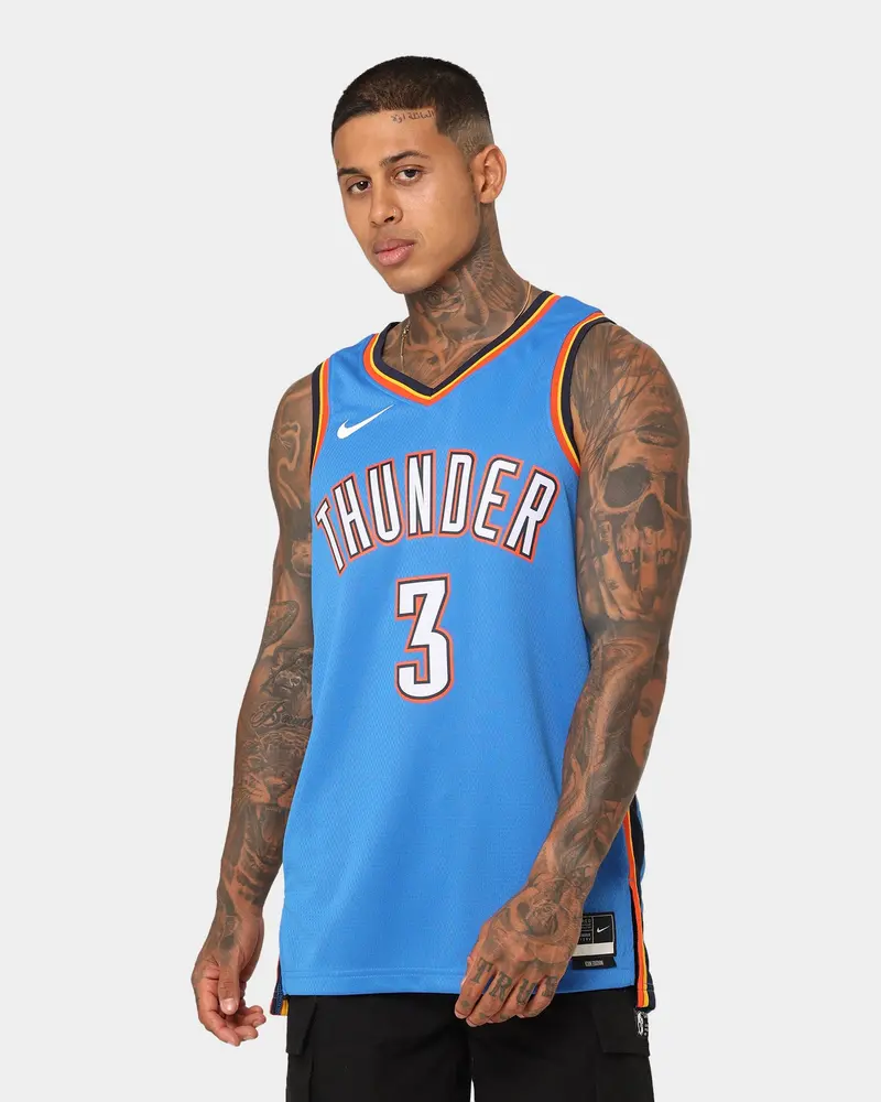 Nike Josh Giddey Oklahoma City Thunder Icon Edition 2022/23 Nike Dri-Fit Nba Swingman Jersey Signal Blue 1