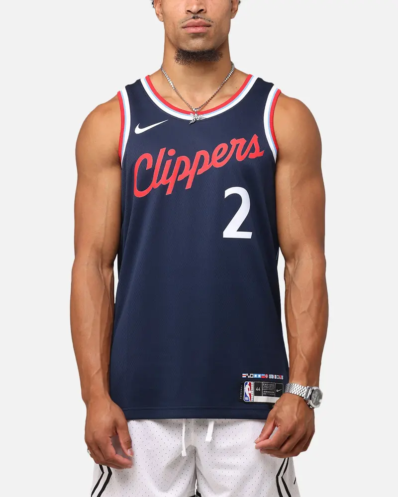 Nike Kawhi Leonard Los Angeles Clippers #2 City Edition 2024/25 Nike Dri-Fit Nba Swingman Jersey College Navy 1