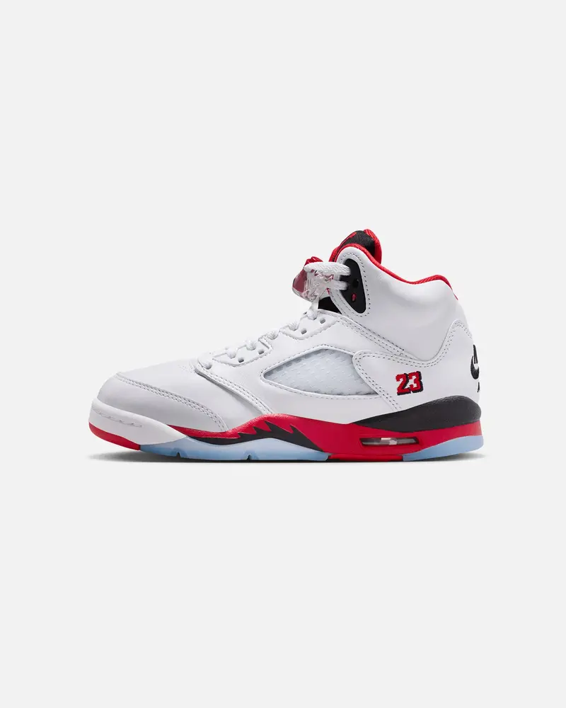 Nike Kids' Air Jordan 5 Retro Og "Fire Red" (Gs) White/Fire Red 1