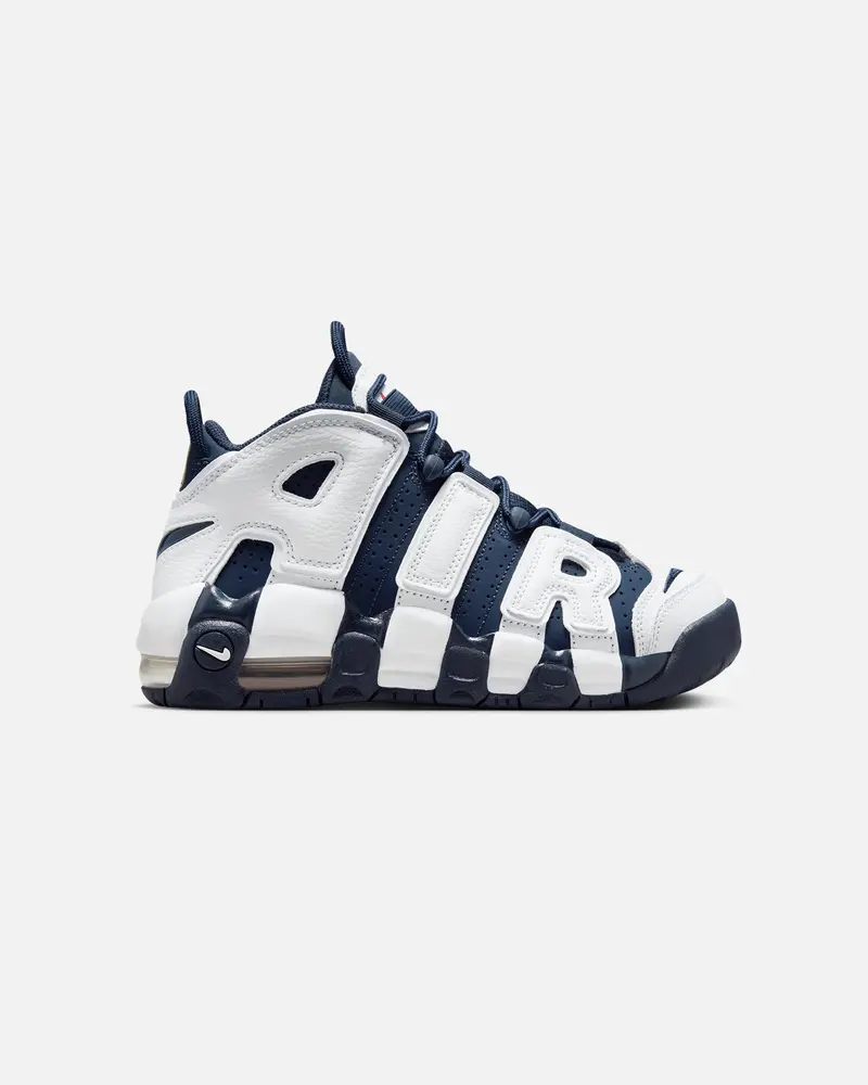 Nike Kids' Air More Uptempo (Gs) White/Midnight 4
