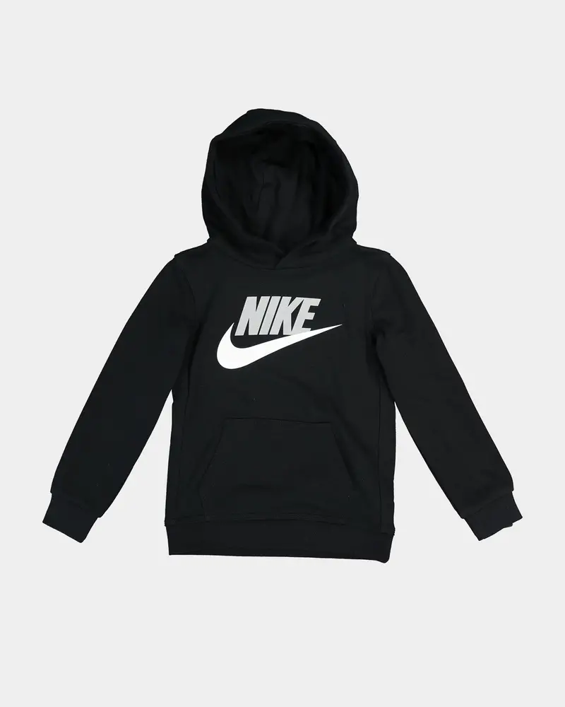 Nike Kid's Club Hbr Ft Po Hoodie Black 1