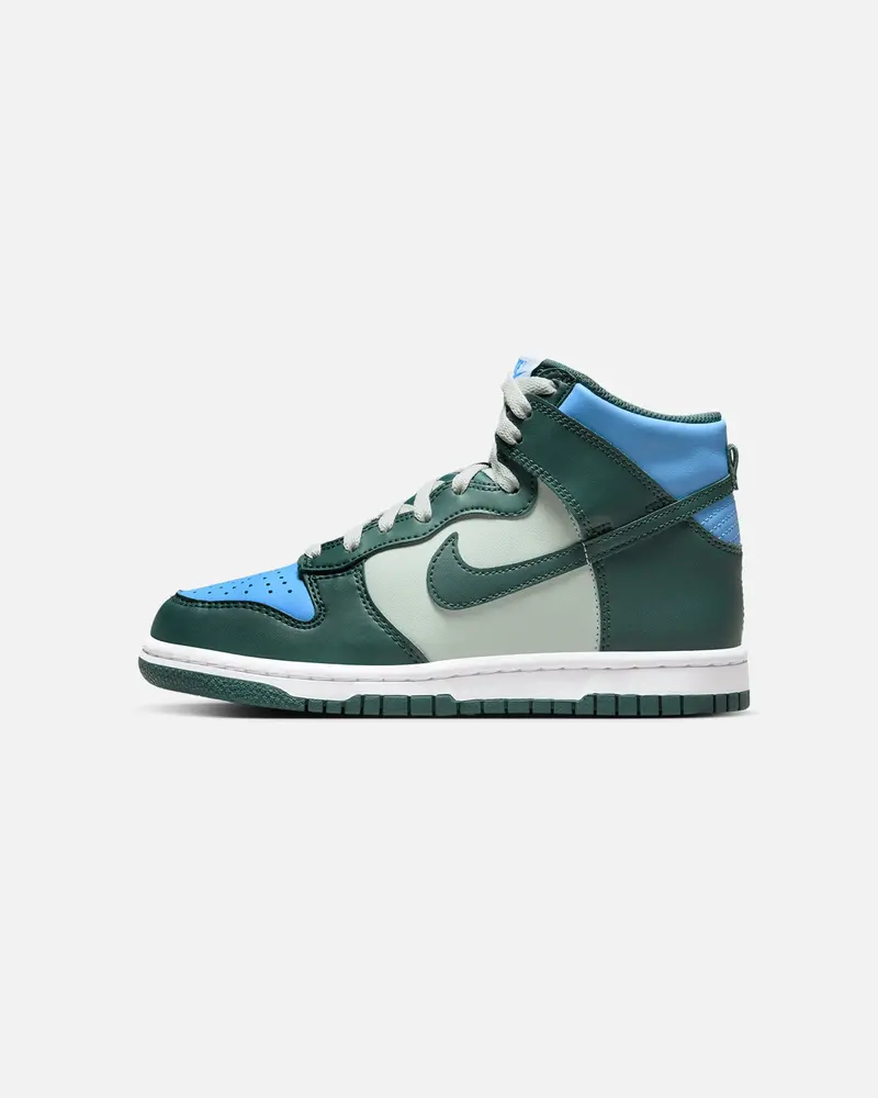 Nike Kids' Dunk High (Gs) Deep Jungle/University Blue 1
