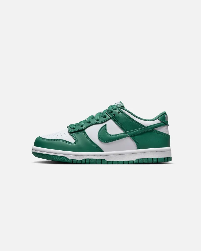 Nike Kids' Dunk Low "Bi-Coastal Green" (Gs) White/Bicoastal 1