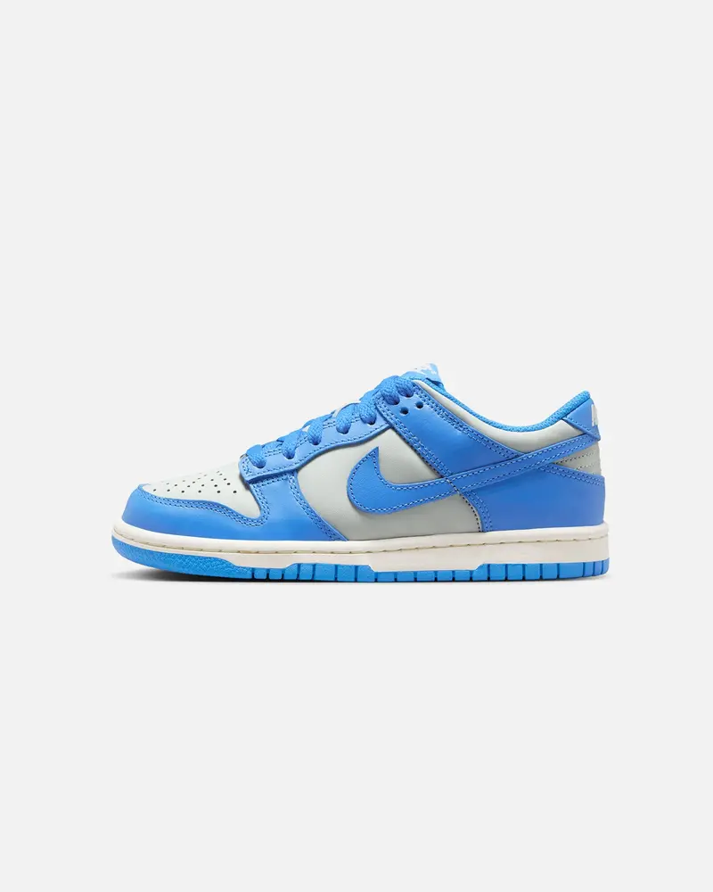 Nike Kids' Dunk Low (Gs) Light Silver/Lt Photo Blue-Sail 1