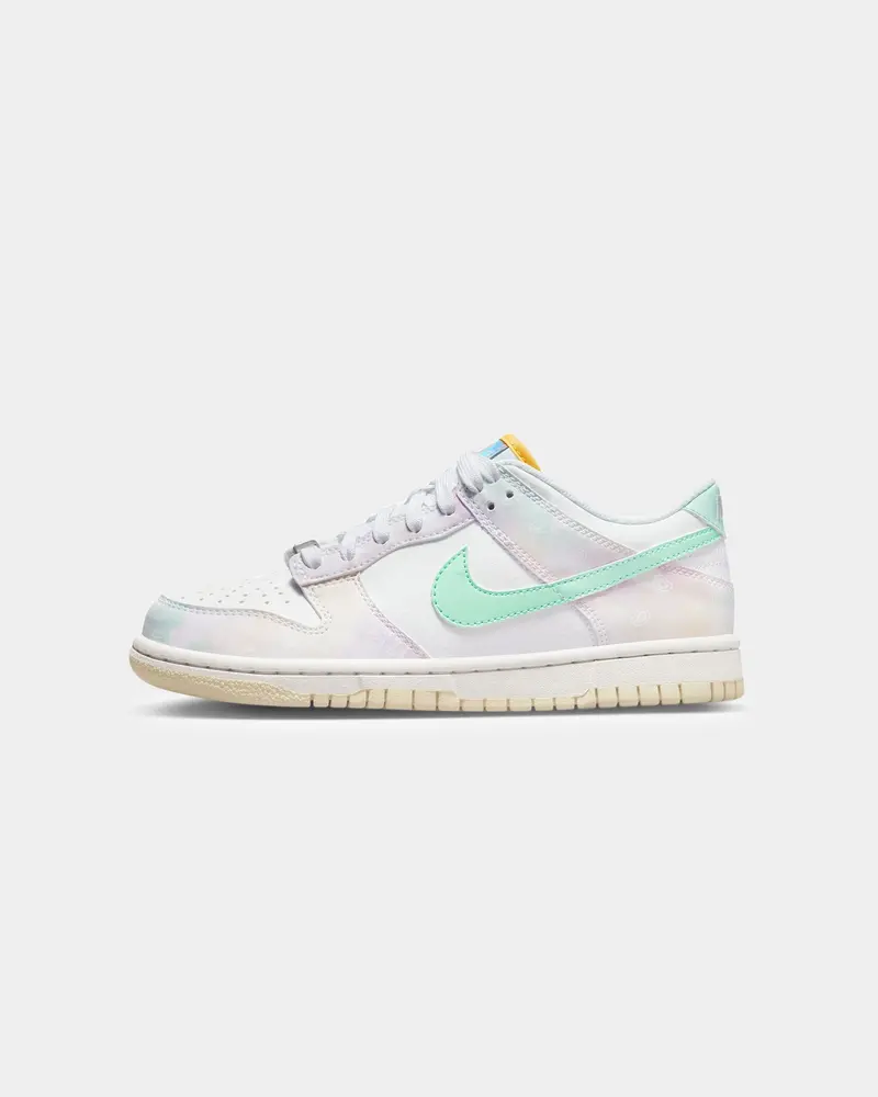 Nike Kids' Dunk Low (Gs) White/Mint Foam 1