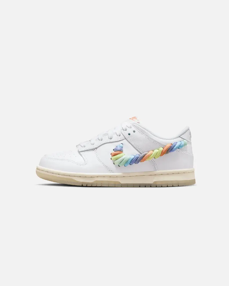 Nike Kids' Dunk Low (Gs) White/Multi-Coloured 1