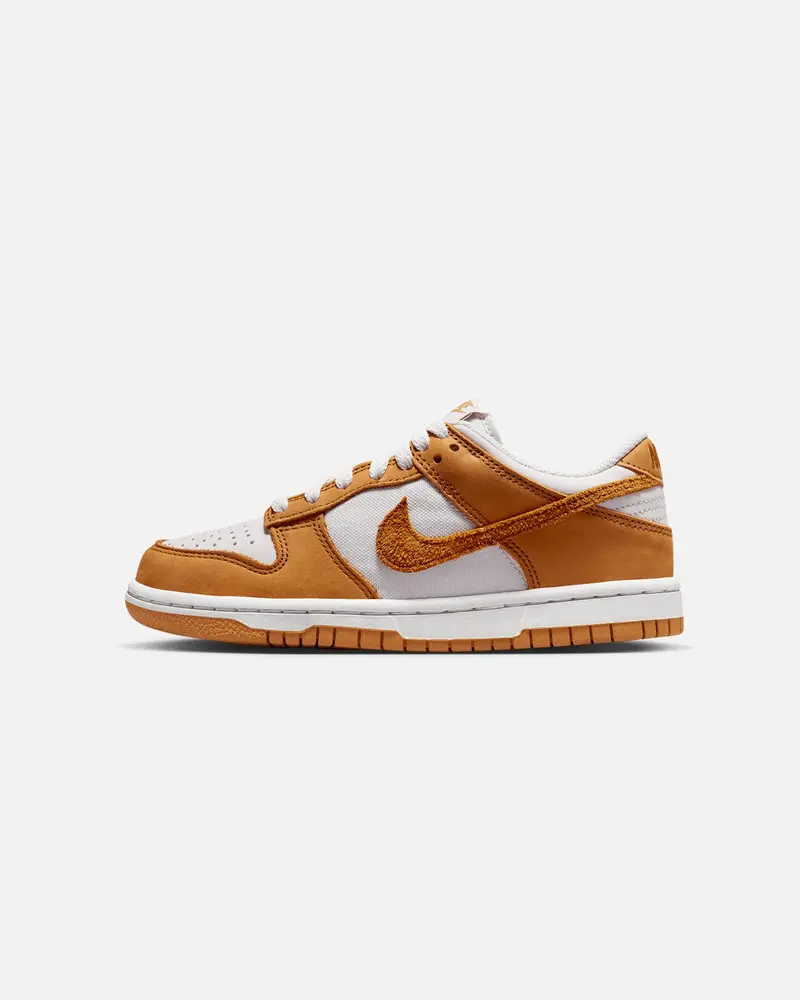 Nike Kids' Dunk Low Se (Gs) Vast Grey/Desert Ochre/White 1