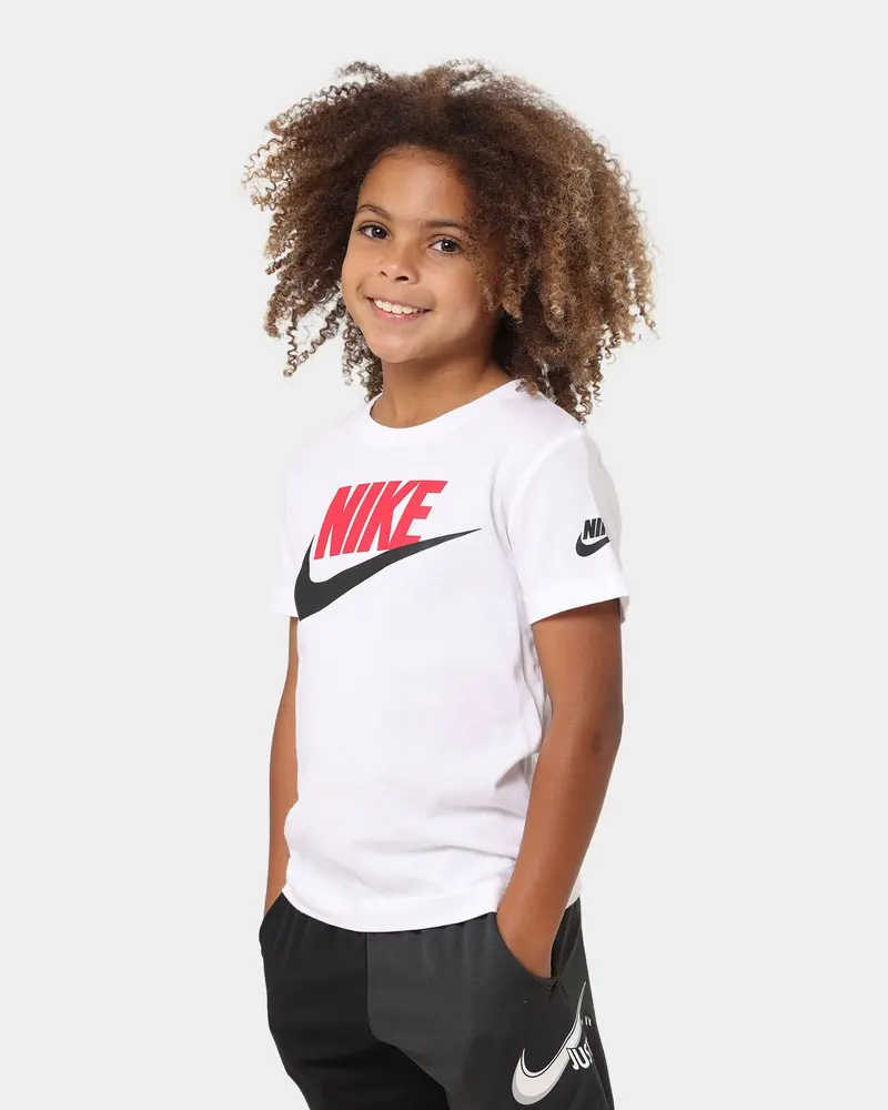 Nike Kids' Futura T-Shirt White/University Red 1