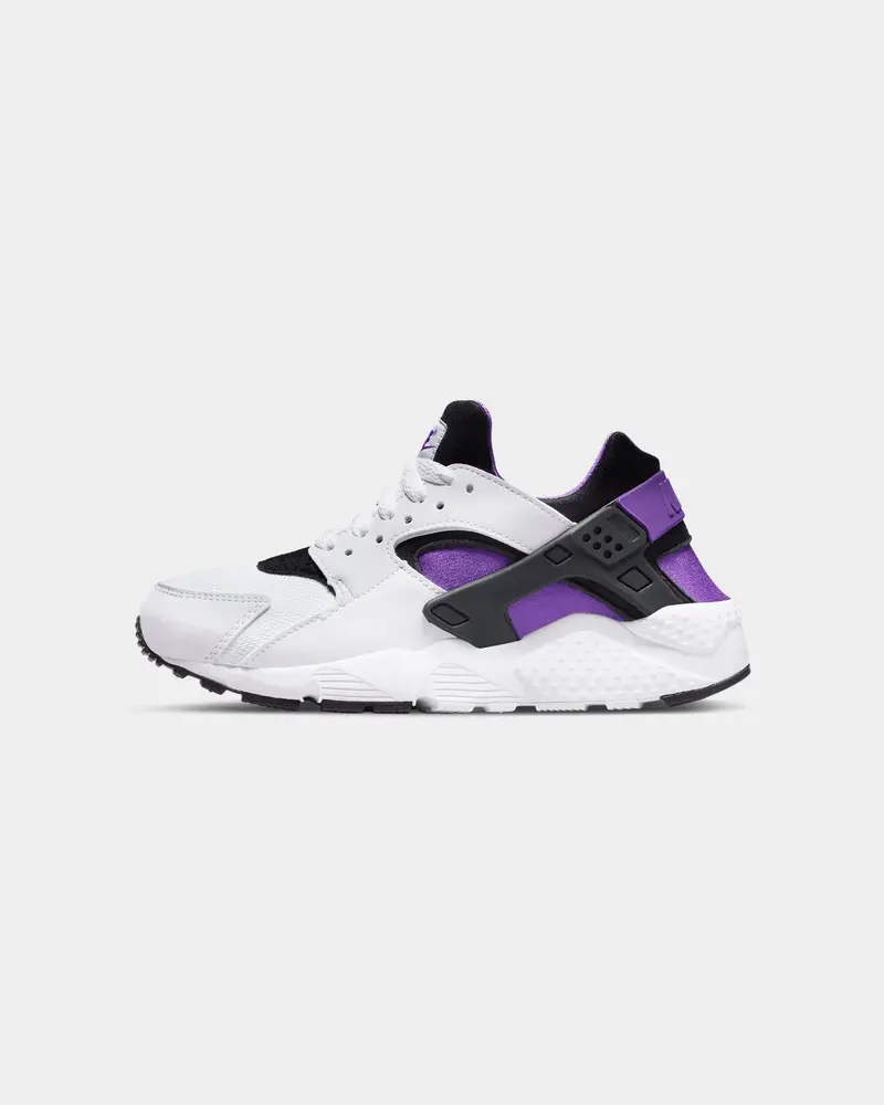 Nike Kid's Huarache Run (Gs) White/Black 1