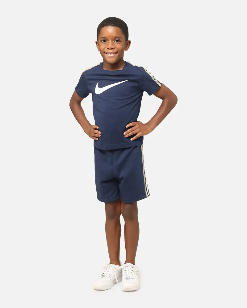 Nike Kids' Sportswear Club Poly T-Shirt And Short Set Midnight Navy 1