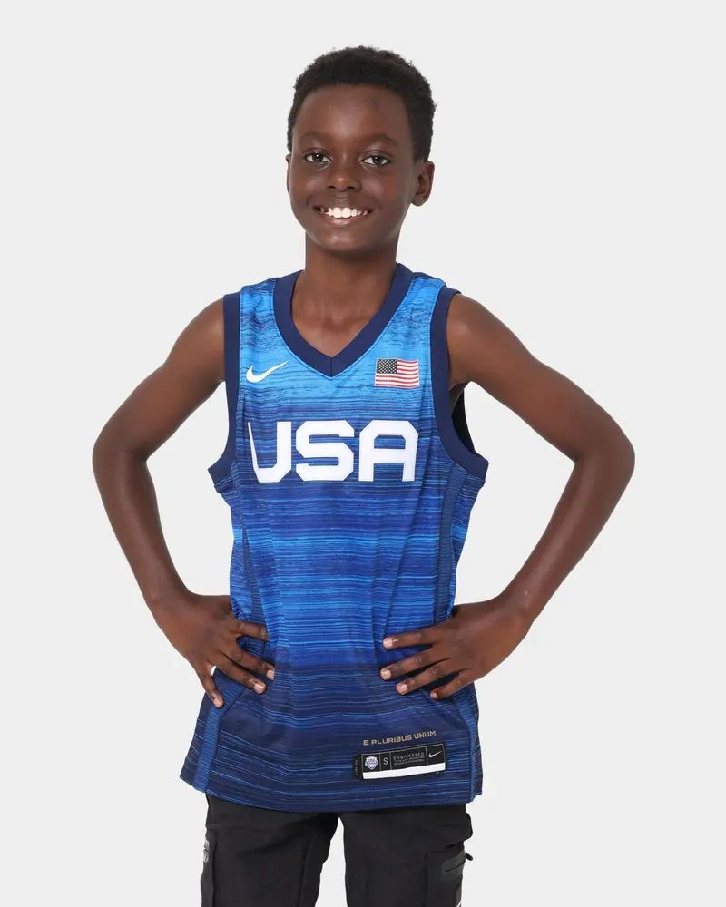 Nike Kid's Team Usa Olympic Swingman Road Jersey 1