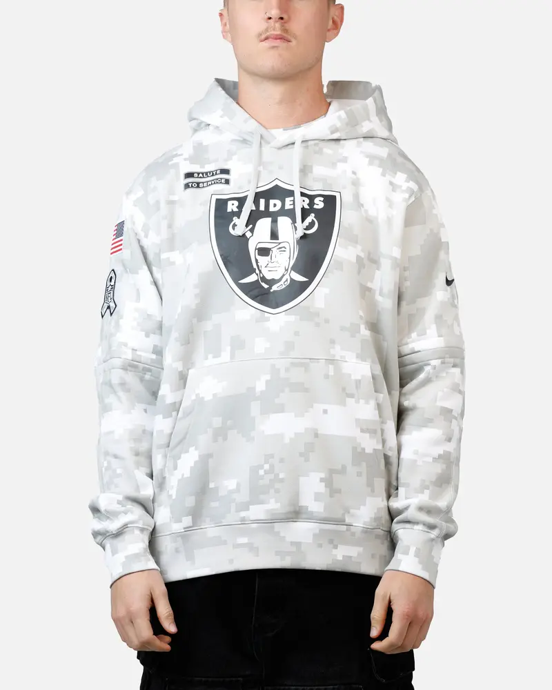 Nike Las Vegas Raiders Salute To Service Hoodie Camouflage 1