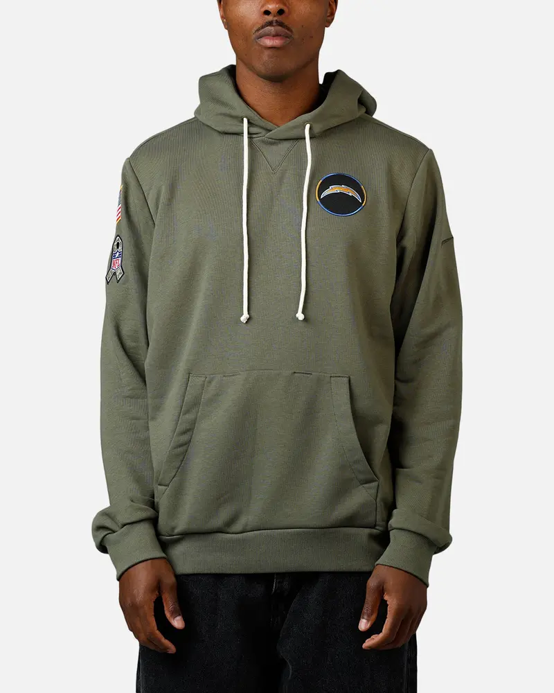 Nike Los Angeles Chargers Salute To Service Hoodie Olive 1