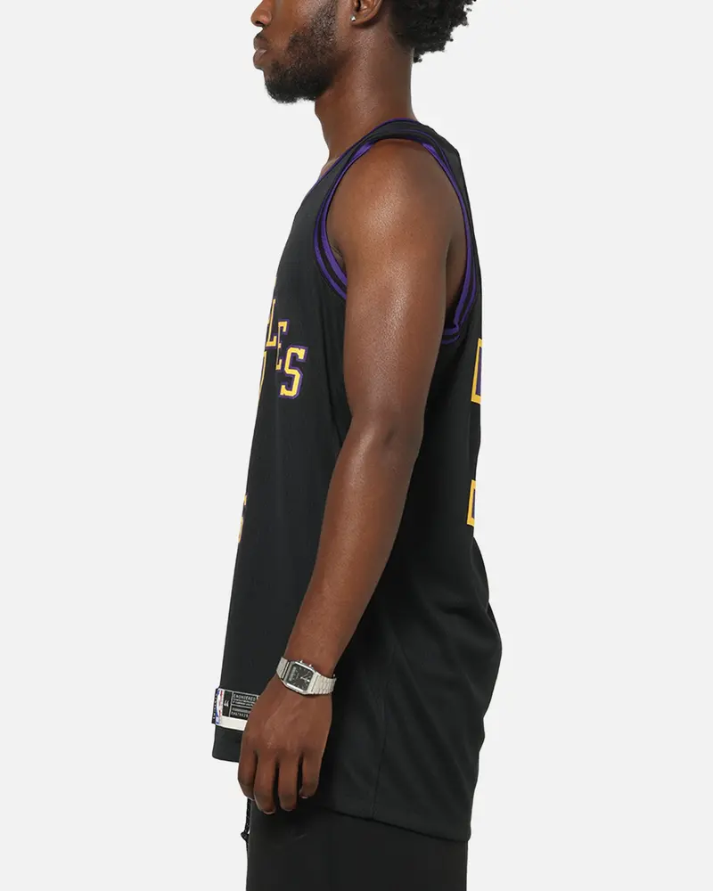 Nike Los Angeles Lakers Luka Doncic #77 City Edition Dri-Fit Nba Swingman Jersey Black 6