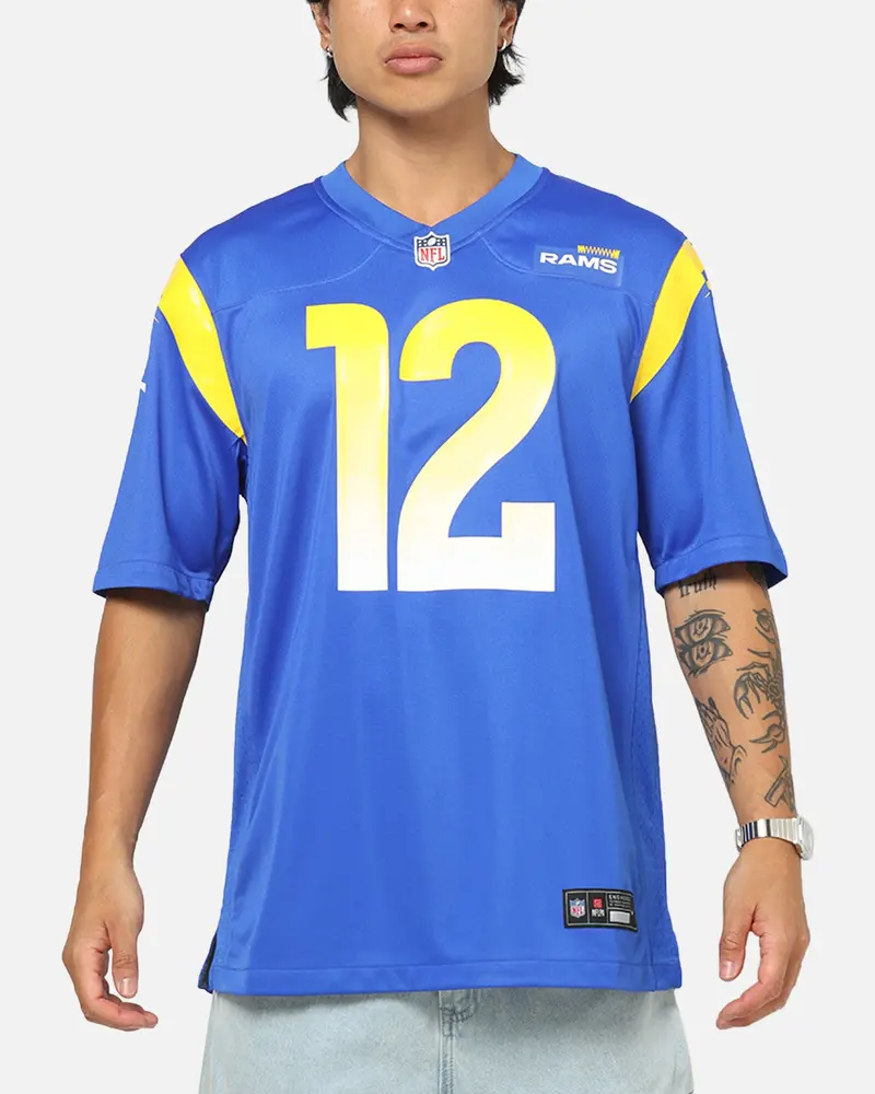 Nike Los Angeles Rams Puka Nacua #12 Home Game Nfl Jersey Blue 1