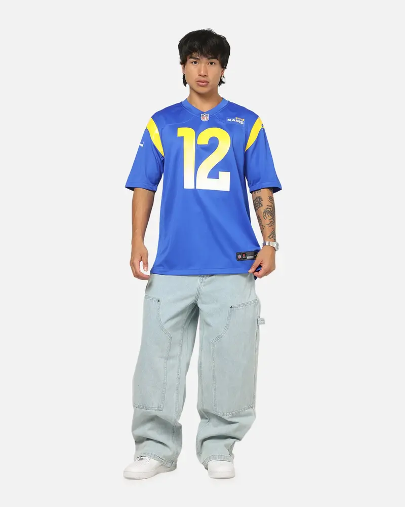 Nike Los Angeles Rams Puka Nacua #12 Home Game Nfl Jersey Blue 3