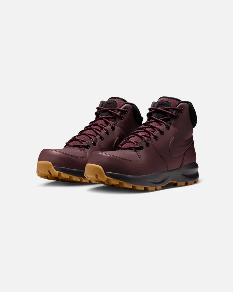 Nike Manoa Leather Boot Burgundy Crush/Black 2