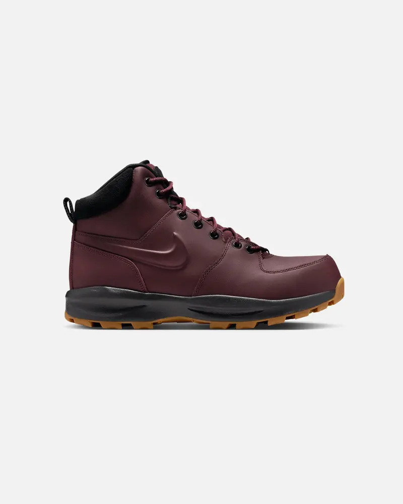 Nike Manoa Leather Boot Burgundy Crush/Black 4