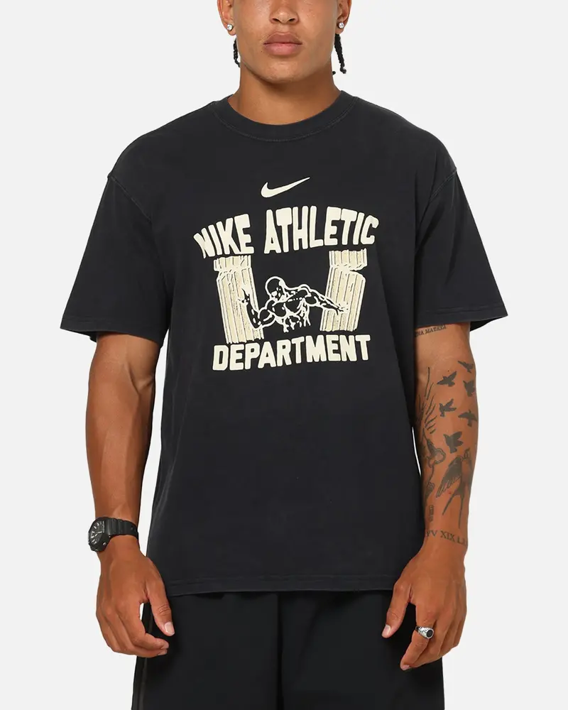 Nike Max90 Gym Heritage T-Shirt Black 1