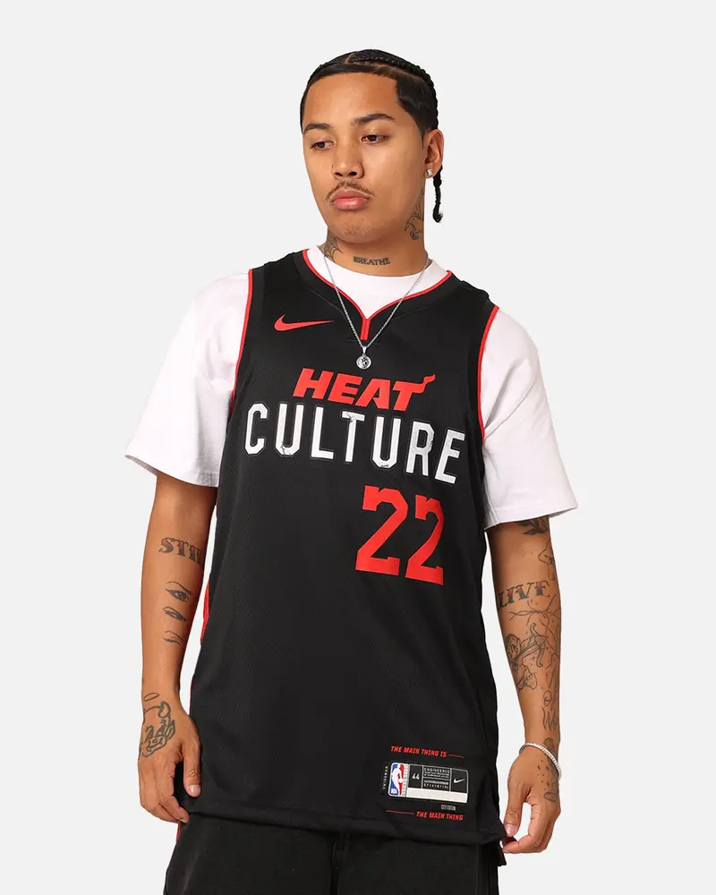 Nike Miami Heat Jimmy Butler Dri-Fit Swingman City Edition 2023/24 Jersey Black 1
