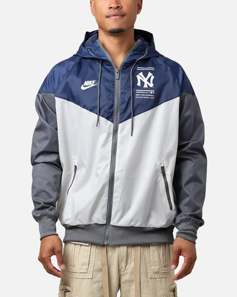 Nike New York Yankees Cooperstown Windrunner Jacket Midnight Navy/Light Bone 1