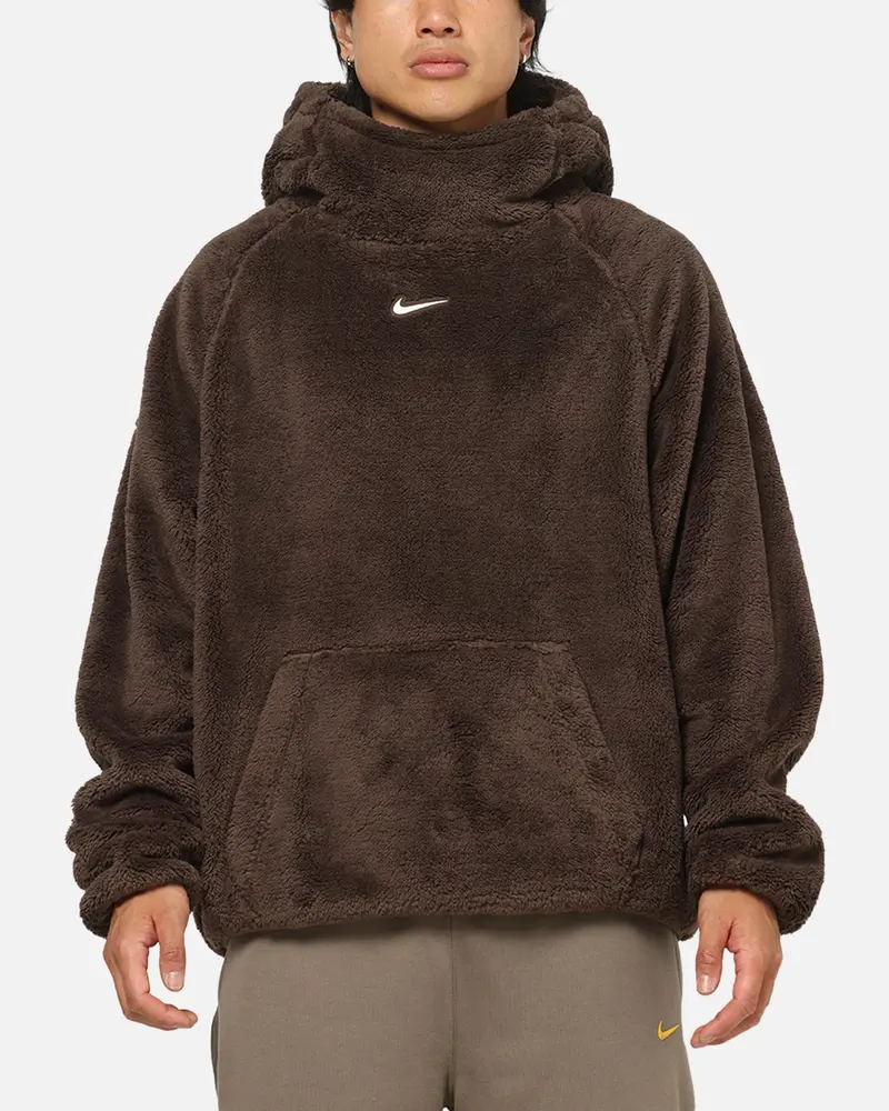 Nike Nocta Chalet Polar Fleece Hoodie Baroque Brown 1