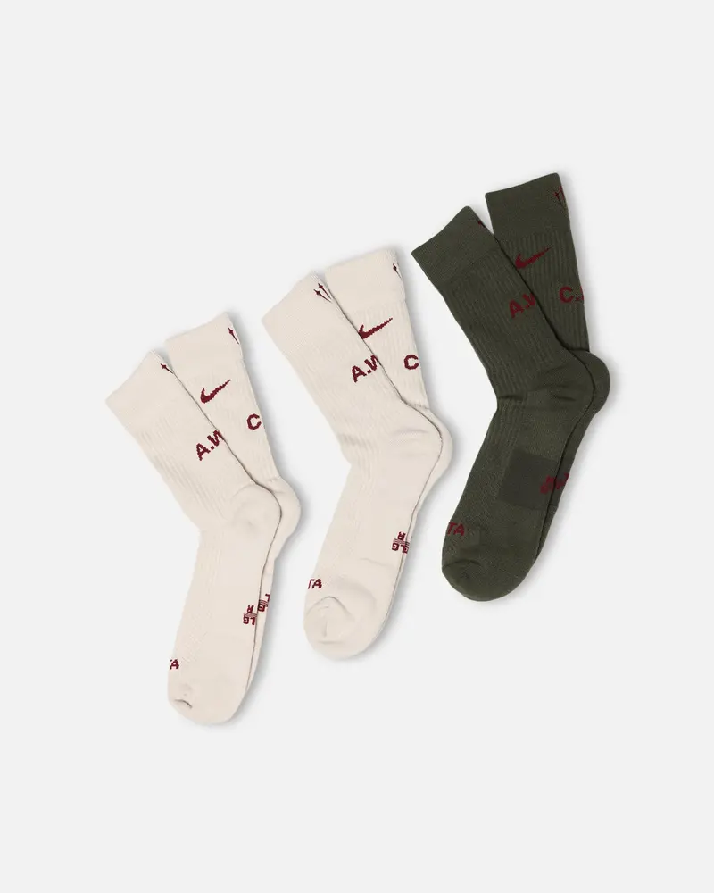 Nike Nocta Crew Socks 3 Pack Multi 1