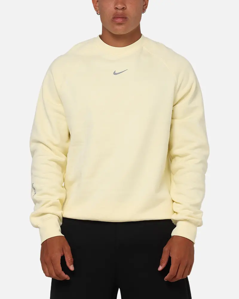 Nike Nocta Fleece Crewneck Alabaster 1