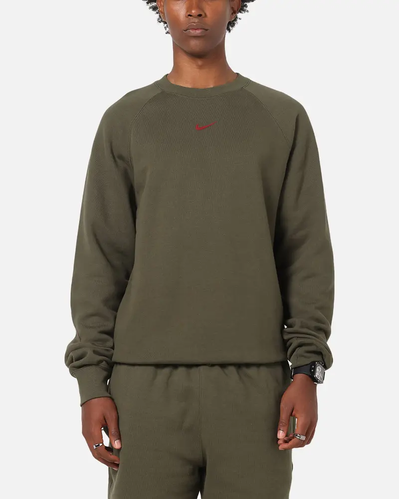 Nike Nocta Fleece Crewneck Khaki 1