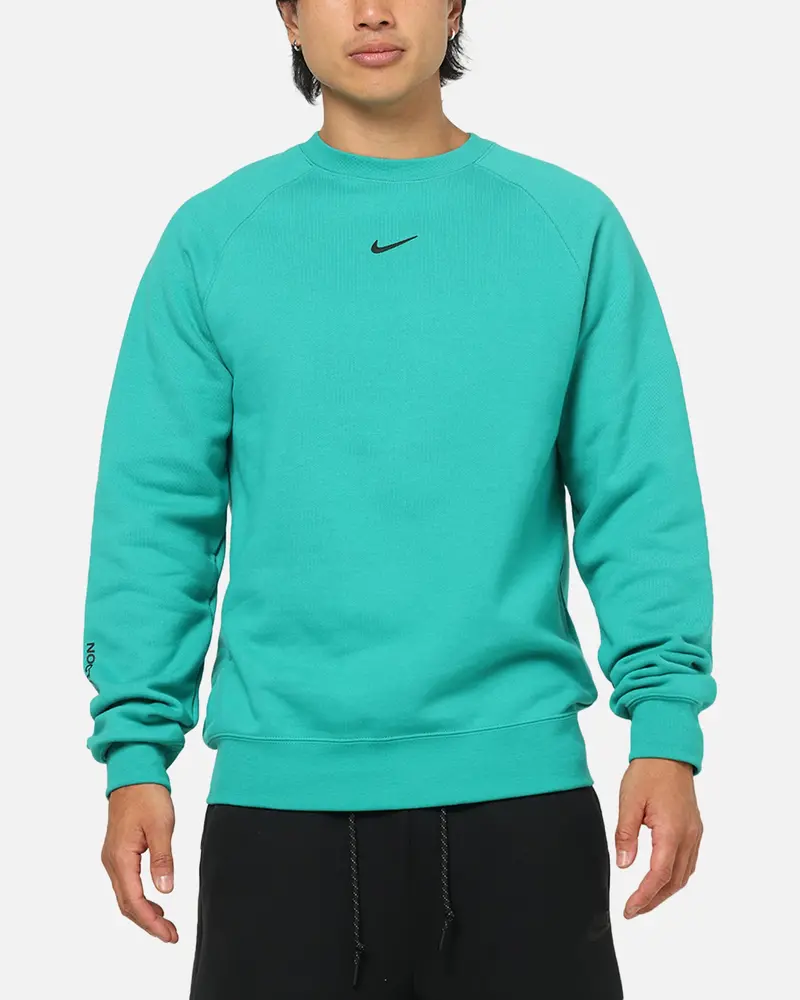 Nike Nocta Fleece Crewneck Neptune Green 1
