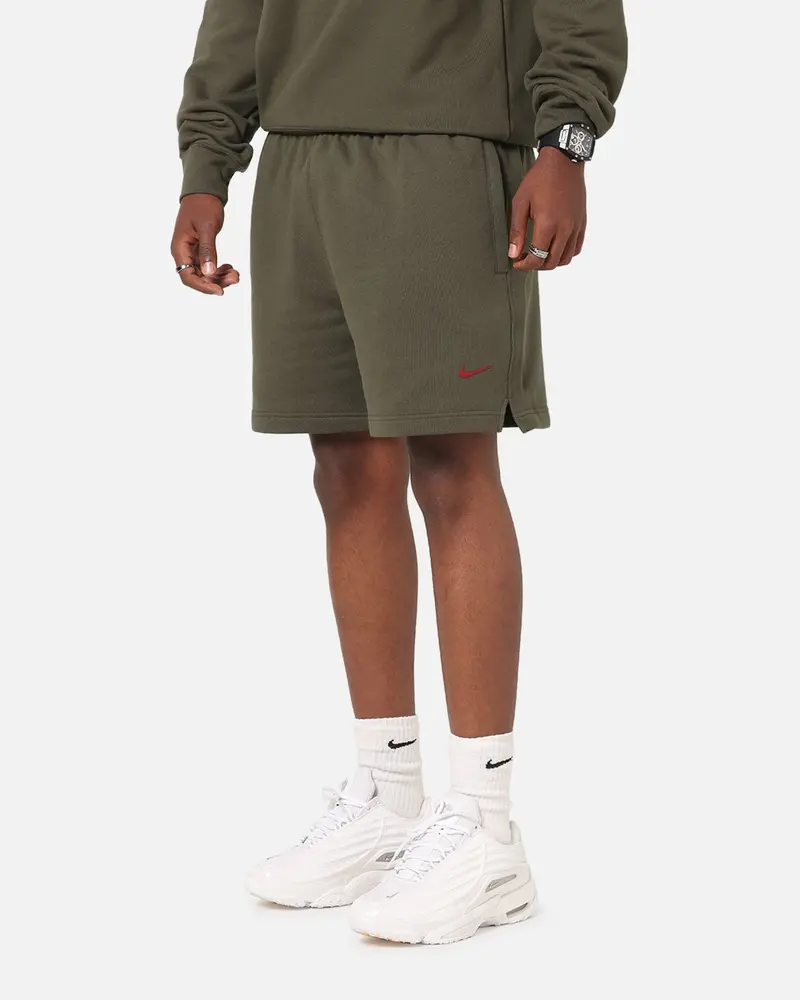 Nike Nocta Fleece Cs Fleece Shorts Khaki 1