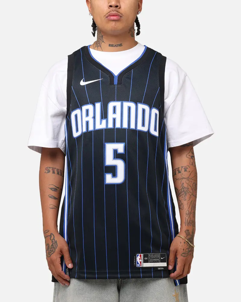 Nike Paolo Banchero Orlando Magic #5 Icon Edition 2022/23 Nike Dri-Fit Nba Swingman Jersey Black 1