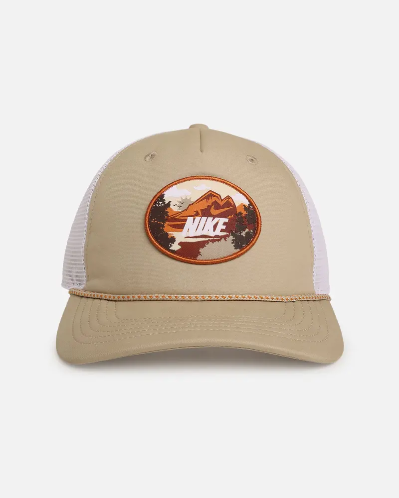 Nike Rise Structured Outdoor Trucker Snapback Desert Khaki 1