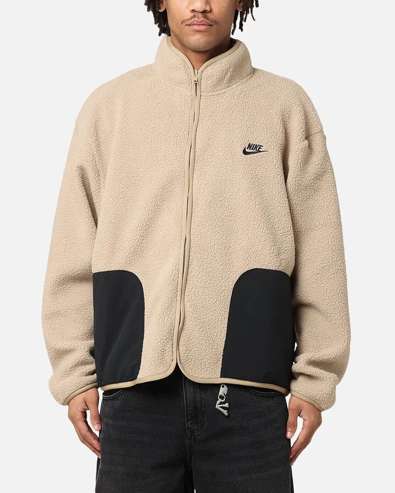 Nike Sherpa Winter Jacket Khaki/Black 1