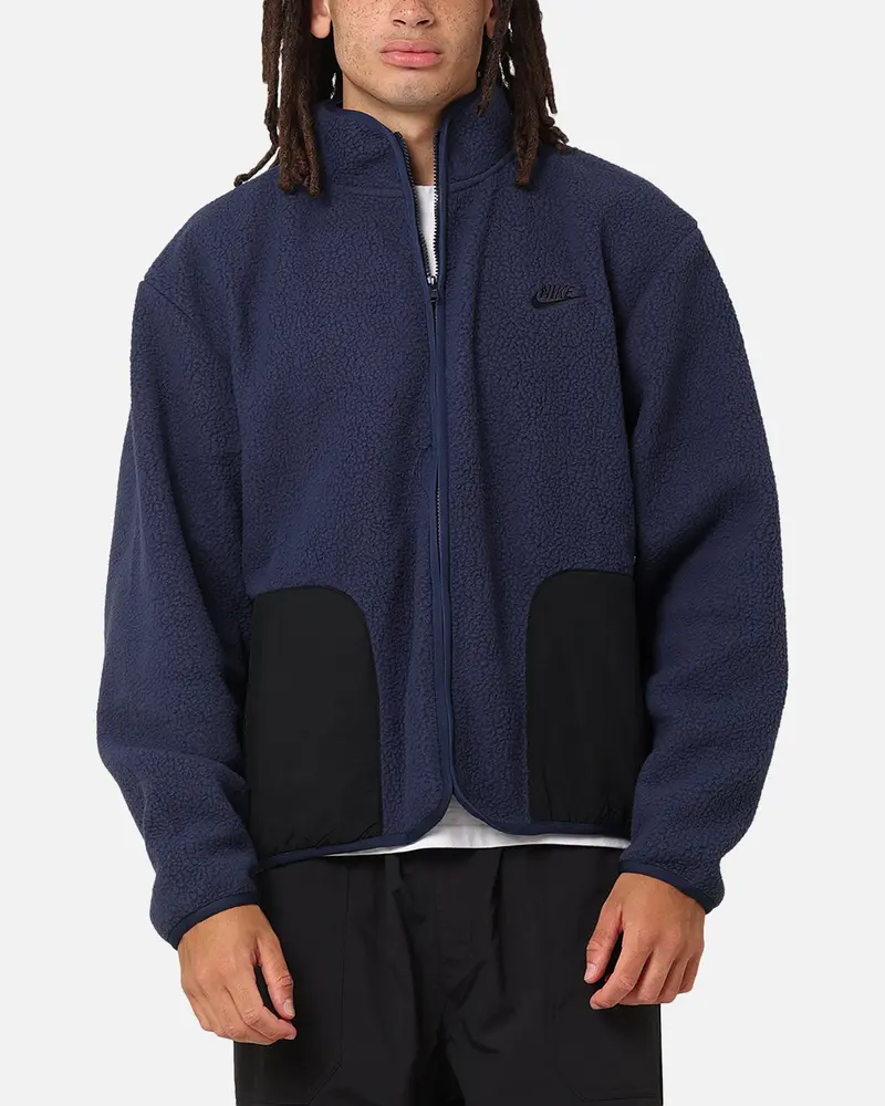 Nike Sherpa Winter Jacket Midnight Navy/Black 1