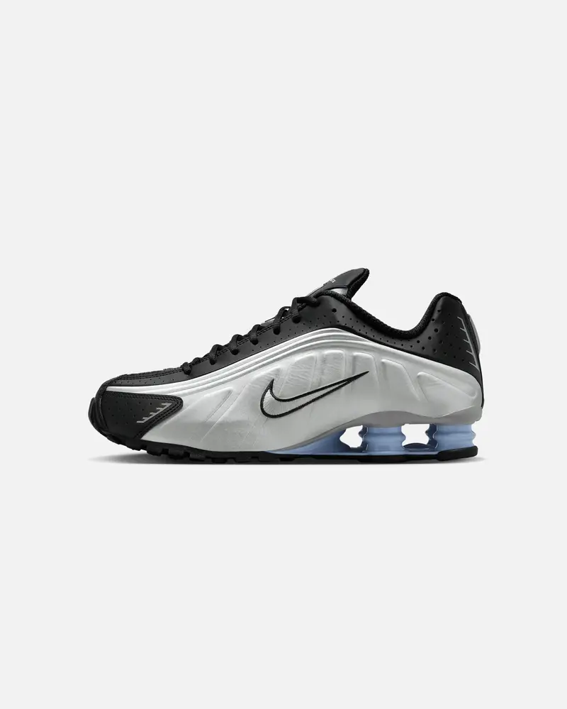 Nike Shox R4 Metallic Silver/Black 1